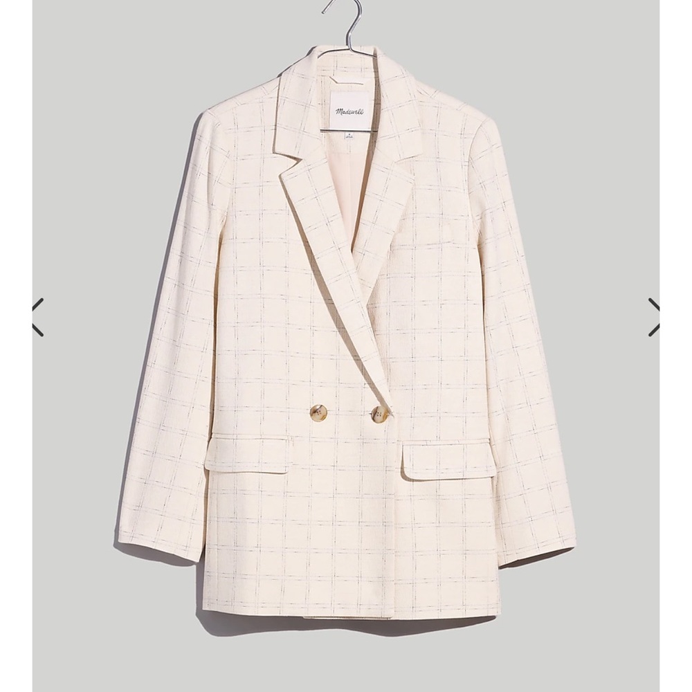 The Caldwell Double Breasted Blazer in Ghent Plaid—Brand New with Tag